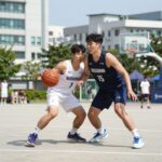 이현중 NBA 서머리그 도전과 한국 농구 미래 이현중 NBA 서머리그에서 볼을 드리블하는 모습