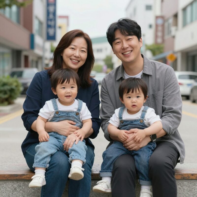 가수 이석훈 아내 정아름의 모든 것 1 가수 이석훈과 아내 정아름 그리고 두 아이의 웃는 가족 사진