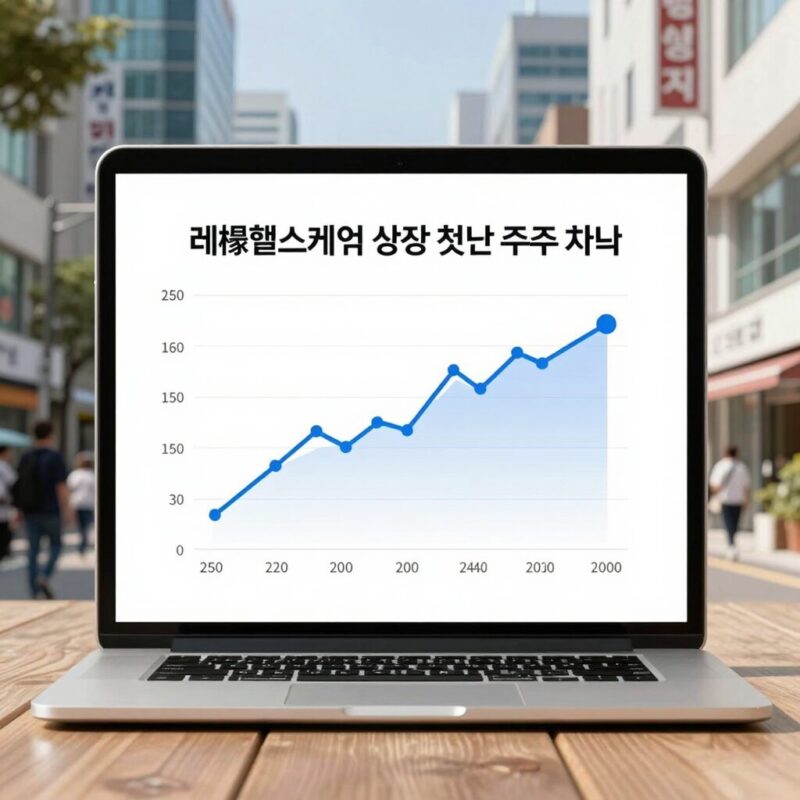레몬헬스케어 상장 첫날 주가 차트와 의료데이터 플랫폼 개념