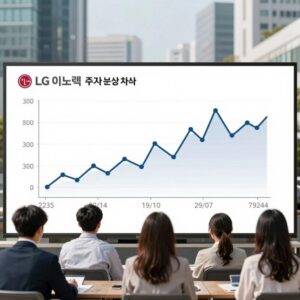 LG이노텍 주가 분석 차트