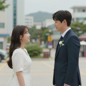 결혼의 완성 등장인물 한지우와 김민호가 대화하는 장면