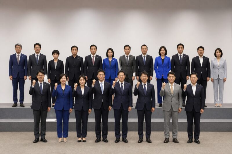더불어민주당 전당대회 최고위원 14명 후보 명단과 예비경선 통과 8명을 보여주는 이미지
