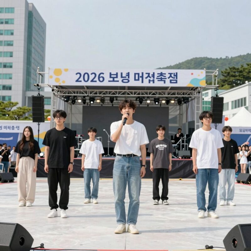 2026 보령머드축제 일정과 리센느 공연 예매 정보 1 2026 보령머드축제 특설무대에서 K-POP 공연이 열리는 모습