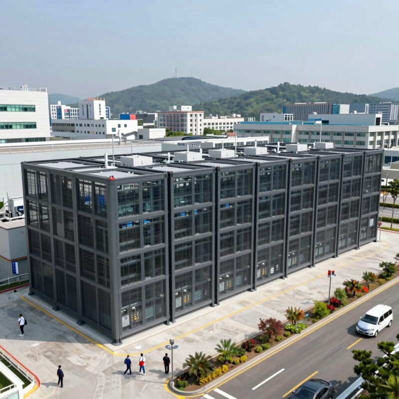 네이버 AI 팩토리 14조 투자 유치 1 네이버와 브룩필드가 협력하여 구축할 AI 팩토리 데이터센터 조감도와 전력 인프라 개념도