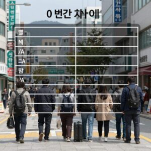 null 0 빈칸 N/A 차이 비교표