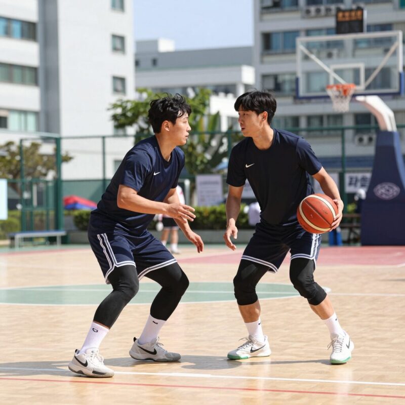 박정은 농구 감독 자녀 없는 진짜 이유 1 박정은 한상진 부부가 농구장에서 함께 있는 모습