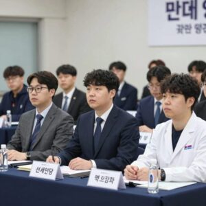 박지성 선거인단 확대 관련 공청회 현장 사진
