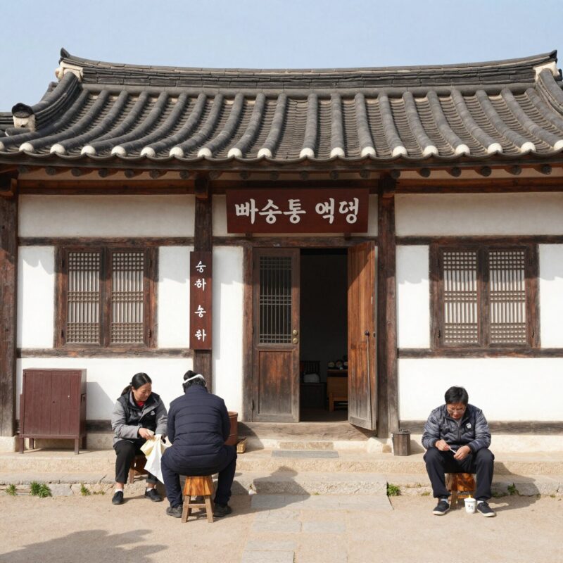 극한직업 화덕빵 빠숑숑 건강한 맛 1 빠숑숑 화덕빵 한옥 매장 외관