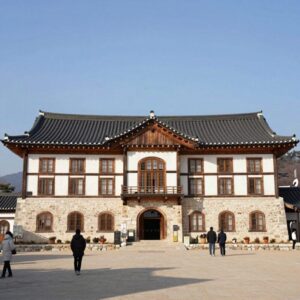 강원도 홍천 반스힐리조트 중세 유럽풍 외관 전경