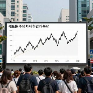 펩트론 주가 차트 하한가 폭락 모습