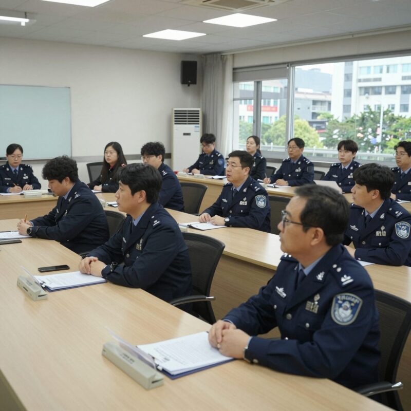 경찰 쇄신 TF 회의 장면 내부 개혁 논의