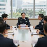 경찰 수사쇄신TF 출범을 알리는 회의 장면