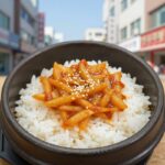 감자볶음밥 고슬고슬한 완성 접시