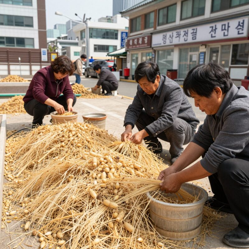 감자 채칼로 요리 시간 절반 줄이는 방법 1 감자를 전동 채칼로 균일하게 썰고 있는 장면