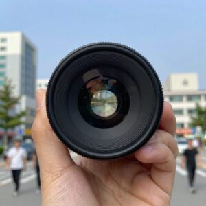 프리시즌 고 렌즈의 설계 개념도 중심부 원거리와 주변부 중간거리 시력 제공