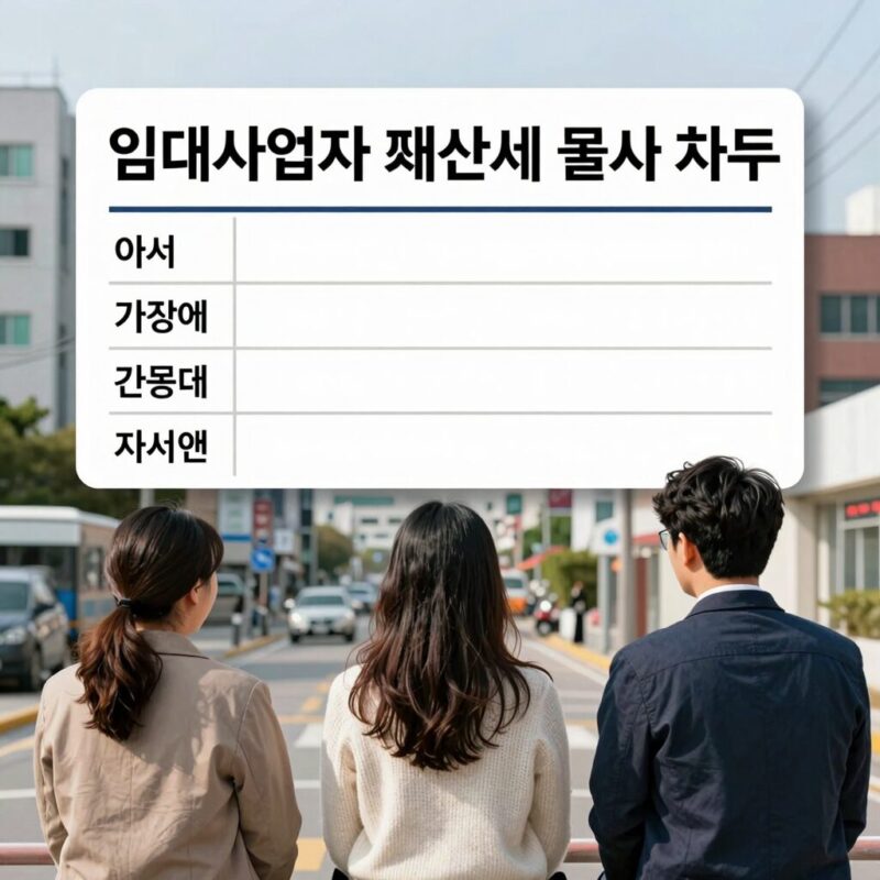 임대사업자 재산세 절세 전략 1 임대사업자 재산세 절세 요약 차트