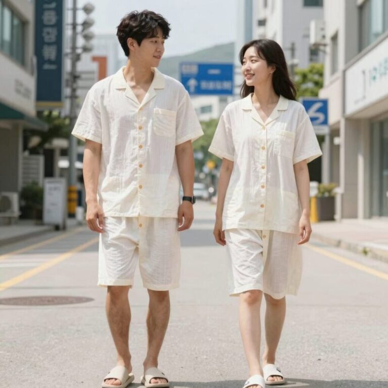 풍기인견잠옷 여름용 시원한 소재