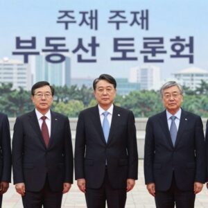 대통령 주재 부동산 토론회 현장 사진