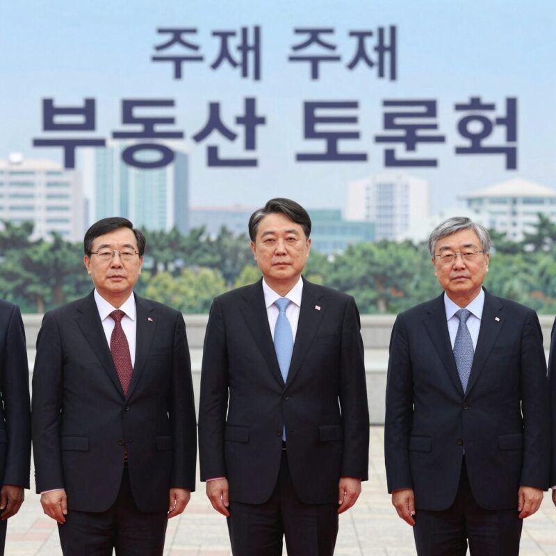 대통령 주재 부동산 토론회 현장 사진