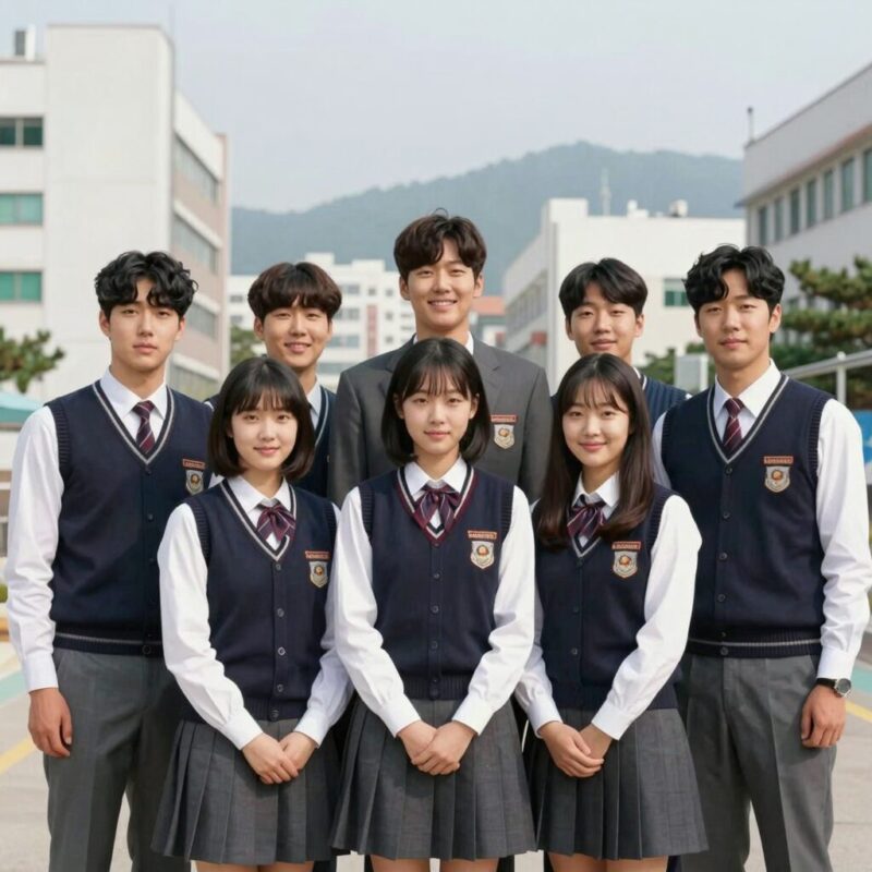 응답하라1994 출연진 다시보는 감동 배우들 1 응답하라 1994 출연진 단체 사진 배우들이 1990년대 교복을 입고 있는 모습