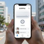 삼성에어컨 리모컨 앱 활용법 삼성에어컨 리모컨 앱으로 온도와 모드를 조절하는 스마트폰 화면