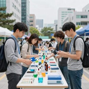 과학문화바우처 포인트몰에서 다양한 과학 상품을 둘러보는 화면