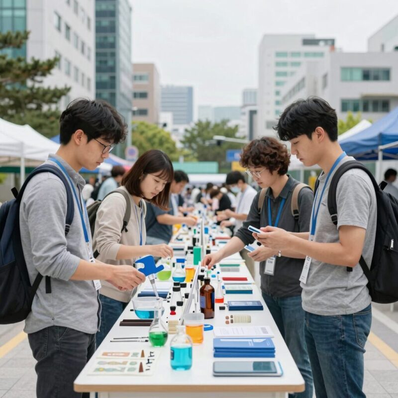 과학문화바우처 포인트몰에서 다양한 과학 상품을 둘러보는 화면