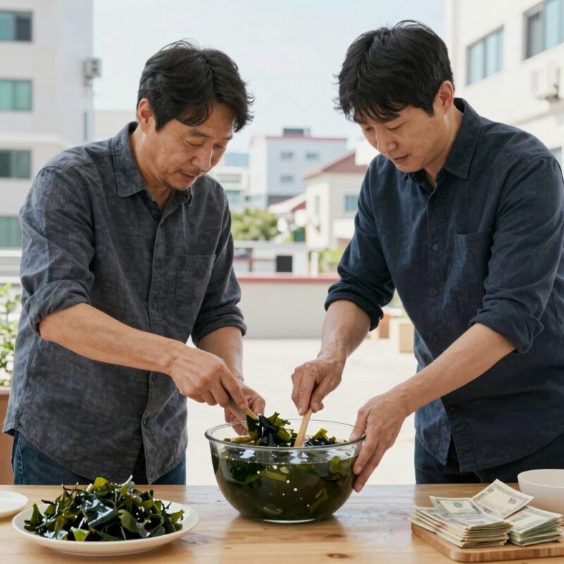 백종원 미역오이냉국 황금비율 새콤달콤 1 백종원 미역오이냉국 황금비율로 미역 밑간하는 방법