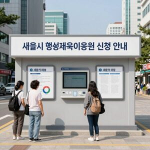 서울시 평생교육이용권 신청 안내 이미지