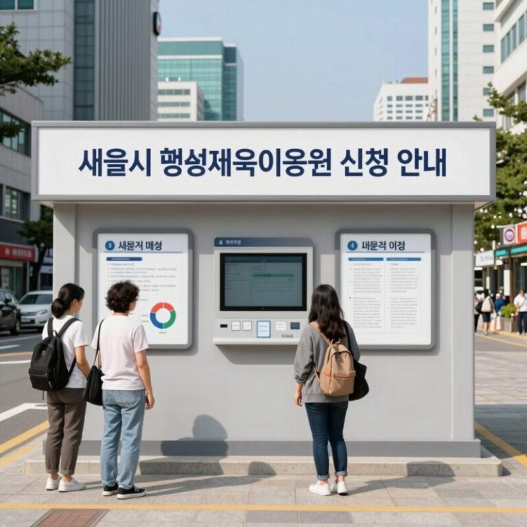 서울시 평생교육이용권 신청 안내 이미지