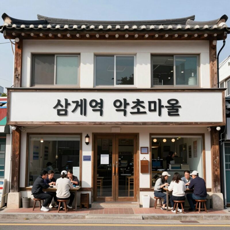 서울역 삼계탕 약초마을 진한 국물 솔직 후기 1 서울역 삼계탕 맛집 약초마을 외관