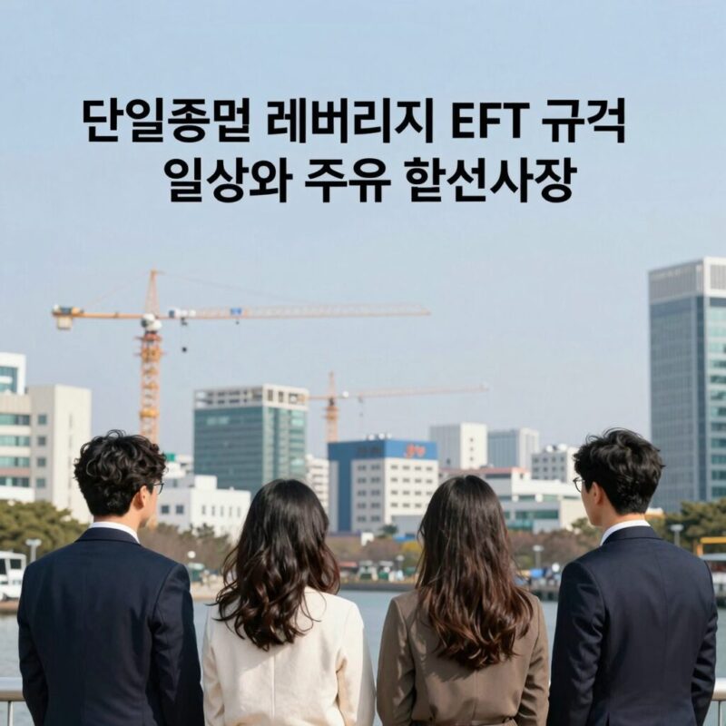 단일종목레버리지규제 7월31일 시행 1 단일종목 레버리지 ETF 규제 일정과 주요 변경사항을 설명하는 이미지