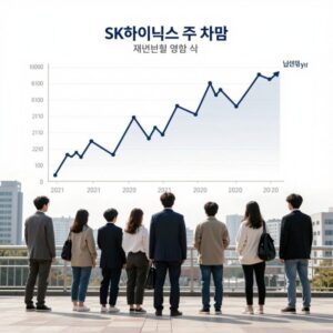 SK하이닉스 주가 차트와 재산분할 영향 분석