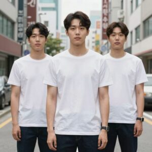 민소매티셔츠 스타일링 예시