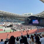 BTS 파리 공연 2026 관람 준비 핵정리 2026년 7월 스타드 드 프랑스 BTS 공연장 전경 아미들로 가득한 모습