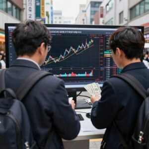 스트라드비전 상장일 주가 흐름과 하한가 마감 차트