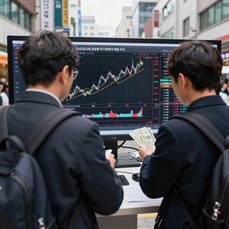 스트라드비전 상장일 주가 흐름과 하한가 마감 차트