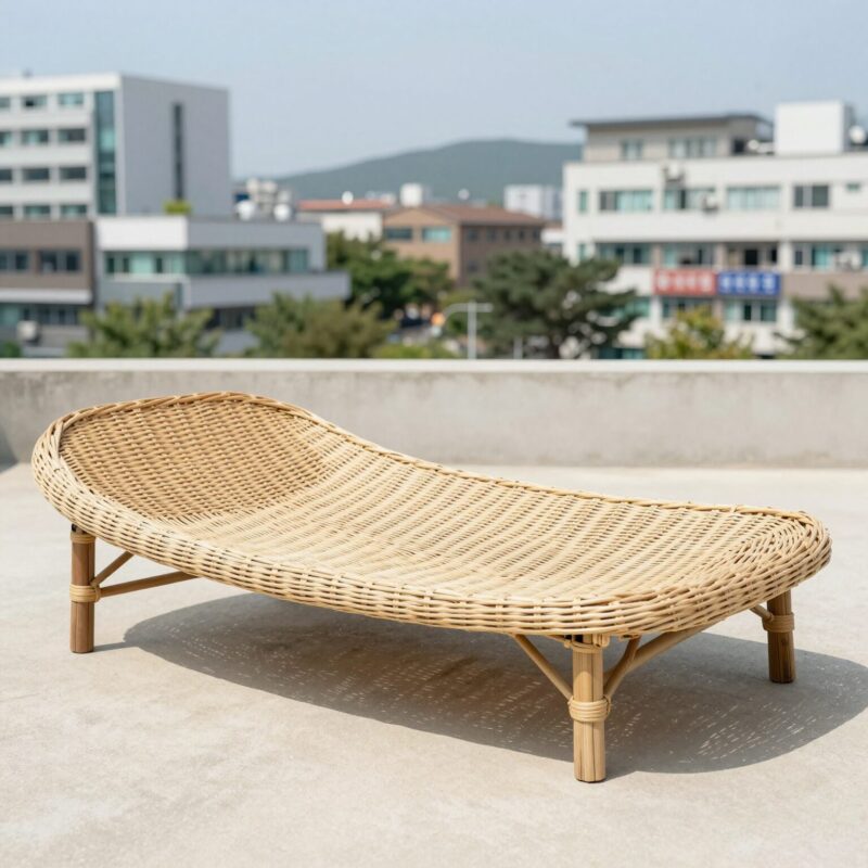 여름대자리 고를 때 꼭 확인할 점과 실제 사용 후기 1 여름 거실에 깔린 대나무 대자리, 자연스러운 색감과 깔끔한 마감이 돋보인다