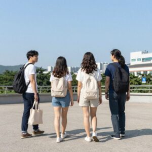 엠플레이그라운드에서 구매한 여름 휴가룩과 소품들