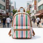 트레이더조 에코백 스트라이프 미니 구매 후기 트레이더조 미니 에코백 스트라이프 4색 핑크 베이지 그린 블루