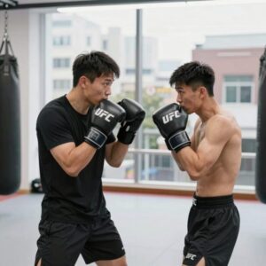 UFC 초보자가 복싱 훈련하는 모습