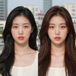 바세린 립컬러 블러싱 코랄 색상 발색 사진