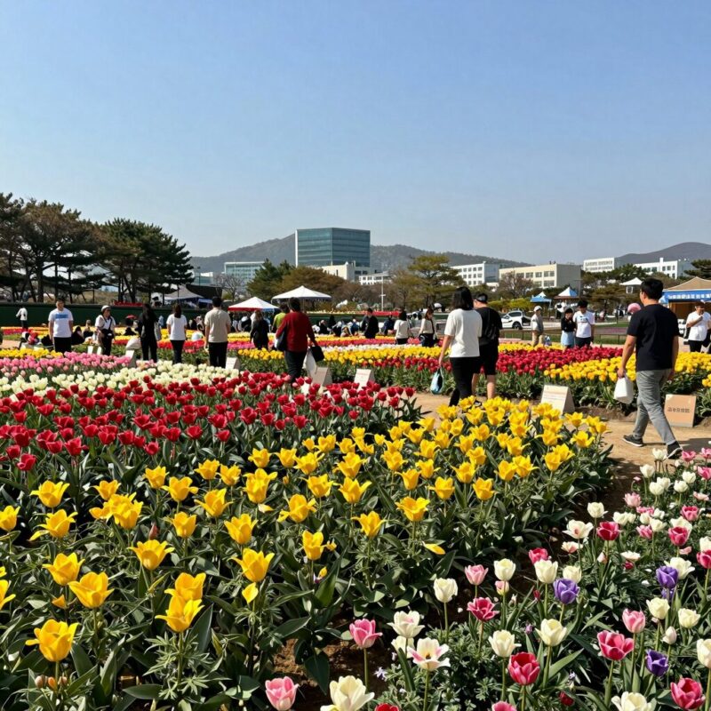 강진 보은산 V랜드공원 수국축제 1 강진 보은산 V랜드공원 수국길축제 풍성한 수국 군락과 포토존