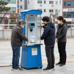 물풍선제조기 다발형 사용 모습