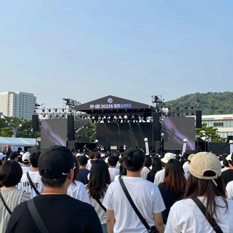 워터밤 2026 일산 킨텍스 메인스테이지 야외 무대