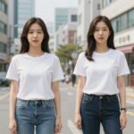여성 민소매 티셔츠 여름 필수템 스타일링 여성 민소매 티셔츠 루즈핏 캐주얼 스타일링