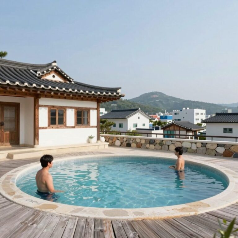 영암 펜션 추천 남은스테이 온수풀 독채 전경