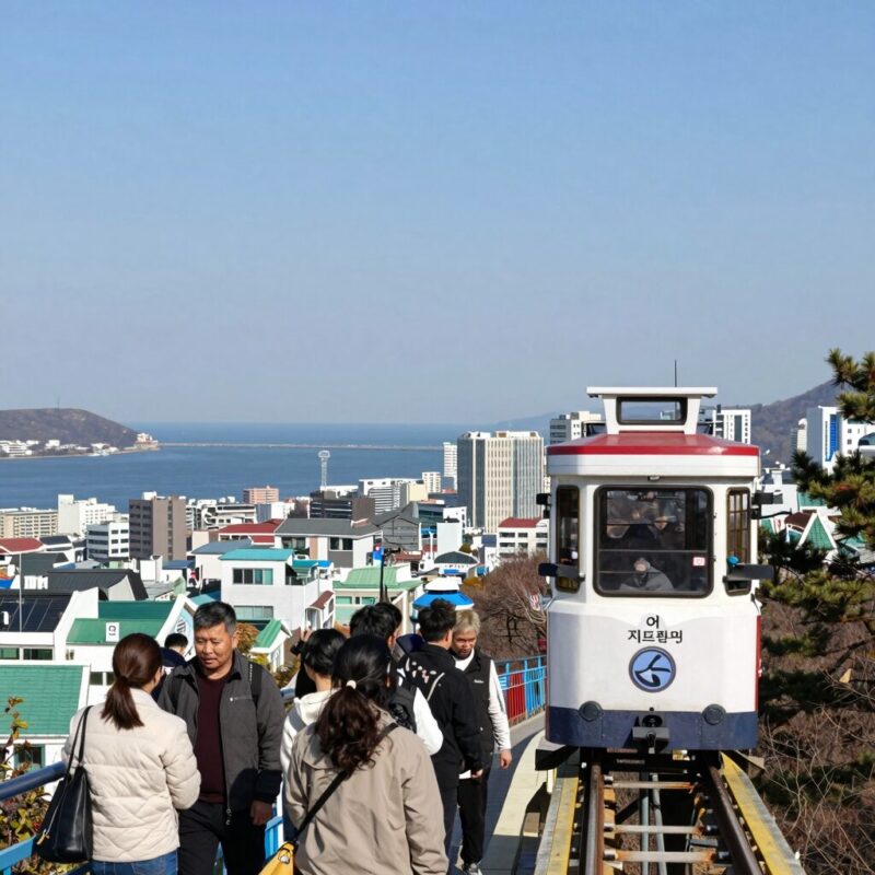 여수지뜨펜션 낭만포차 도보1분 위치 깡패 1 여수 지뜨펜션에서 바라본 낭만포차거리와 케이블카 야경