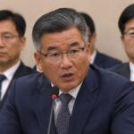 유병호 전 감사원 사무총장이 국회 법제사법위원회 국정감사에서 답변하고 있는 모습. 감사원 독립성 논란의 중심 인물.