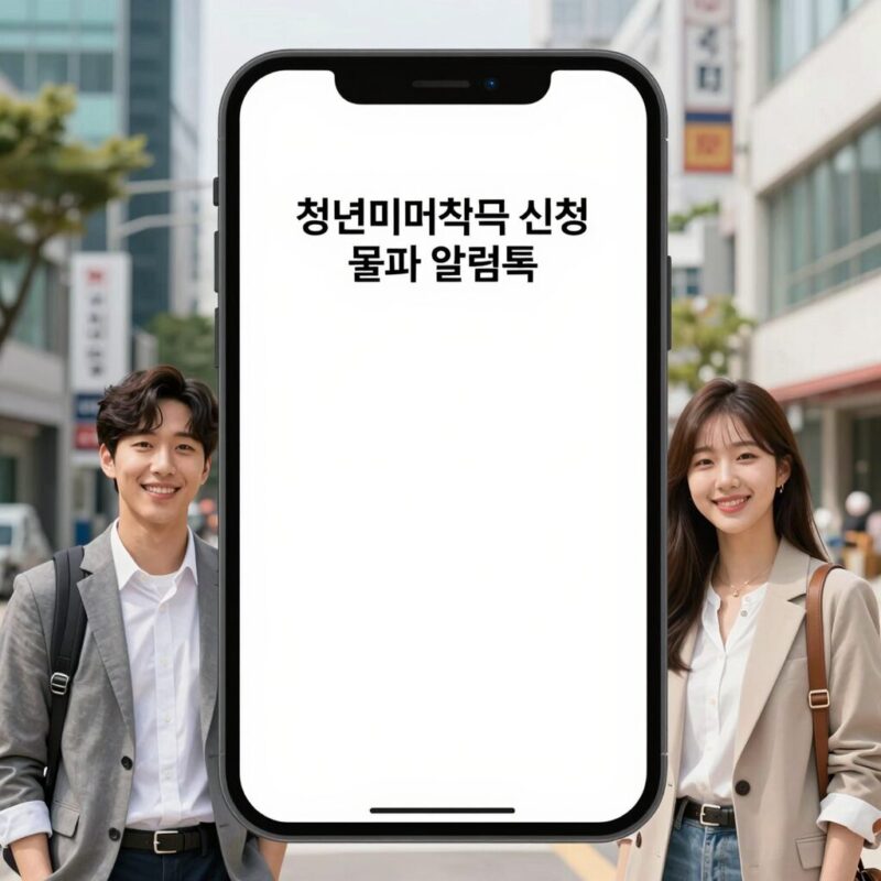 청년미래적금 신청결과 확인 및 계좌개설 일정 1 청년미래적금 신청 결과 확인 문자 알림톡 예시